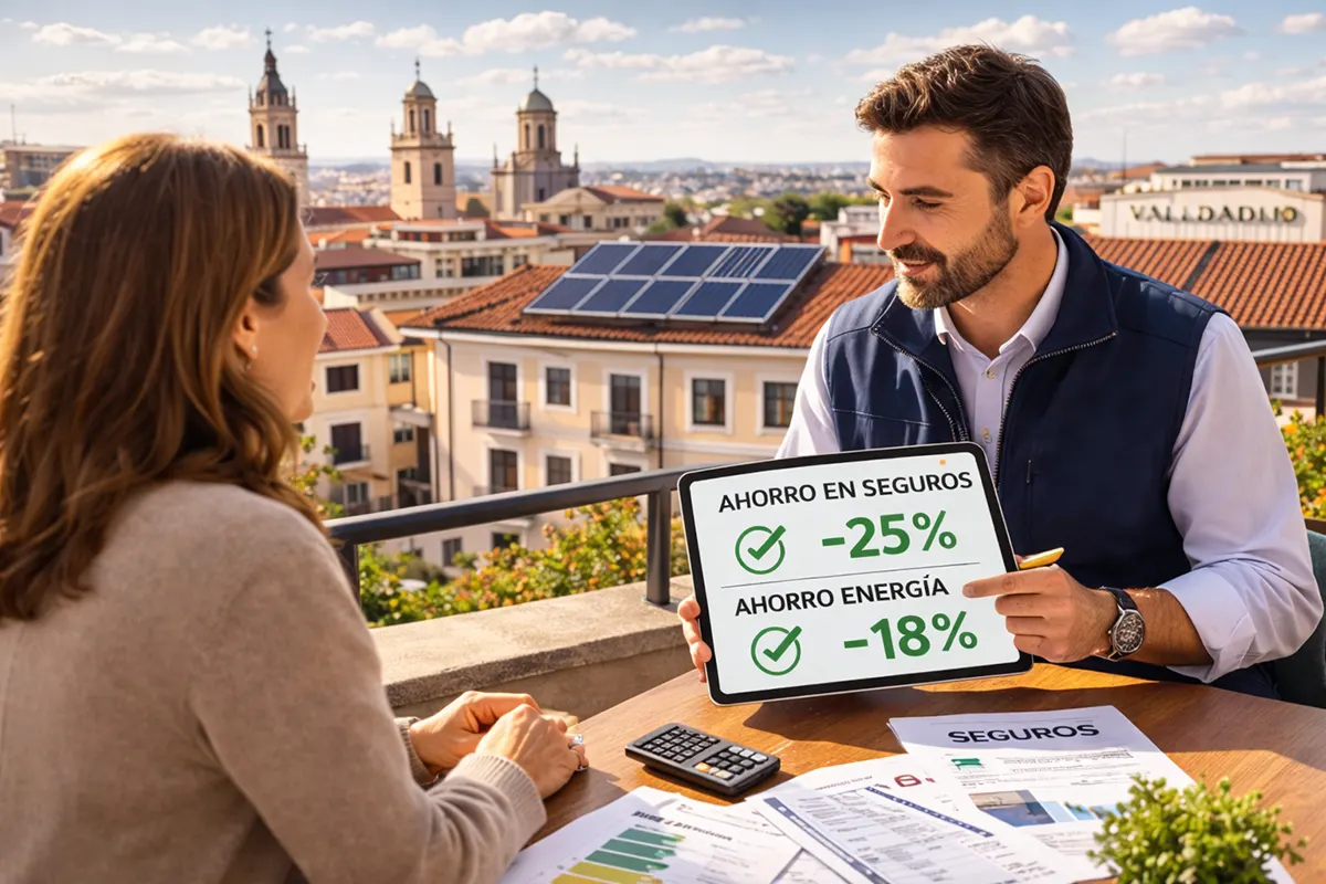 Ahorro en factura de luz comunidad de propietarios Valladolid